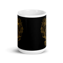 Load image into Gallery viewer, ALL FLAME 15OZ MUG - Gold on Black (POD)