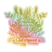 Load image into Gallery viewer, GOD&#39;S SPEED holographic sticker
