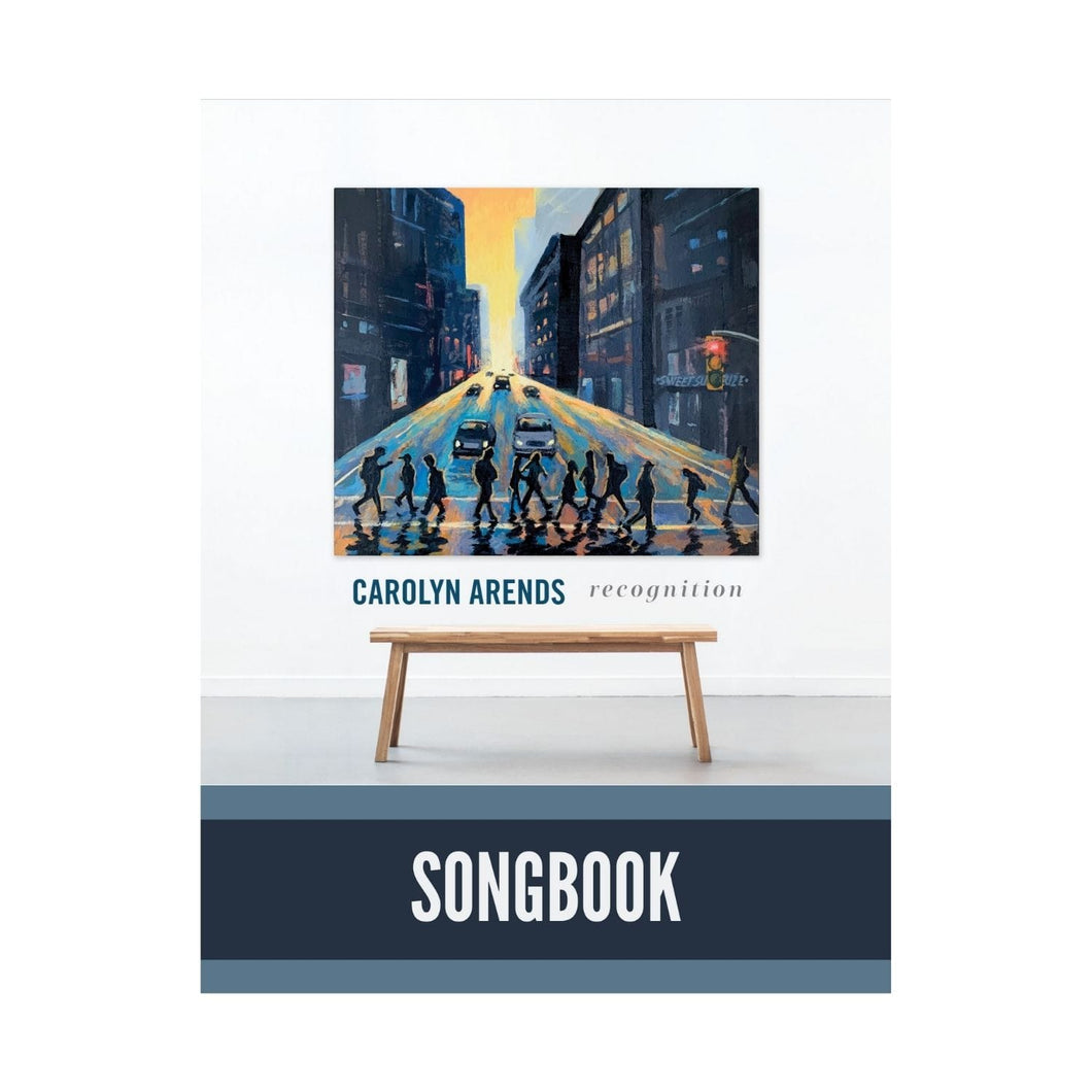 Cover of Recognition songbook by Carolyn Arends