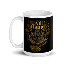 Load image into Gallery viewer, ALL FLAME 15OZ MUG - Gold on Black (POD)
